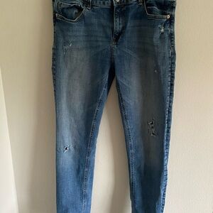 Classic Blue Distressed Jeans